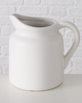 קנקן חרס לבן קלאסי