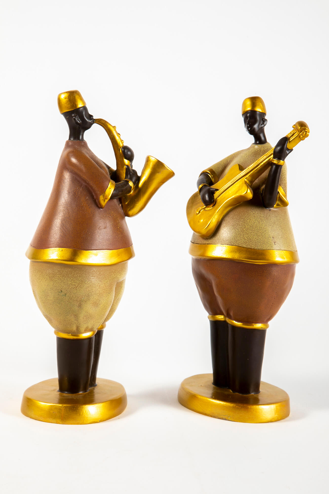 פסלי נגני ג'אז רטרו