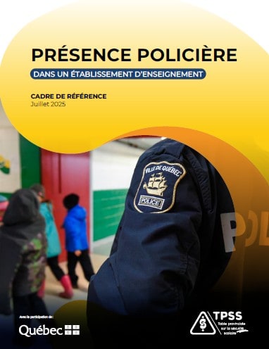 Page de couverture du document Cadre de référence