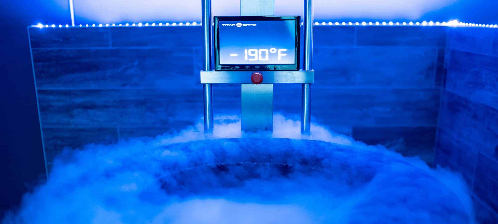 Cryosauna som går ned til -190F