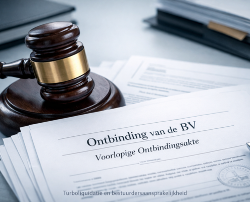 Turboliquidatie BV ontbinding hamerstuk