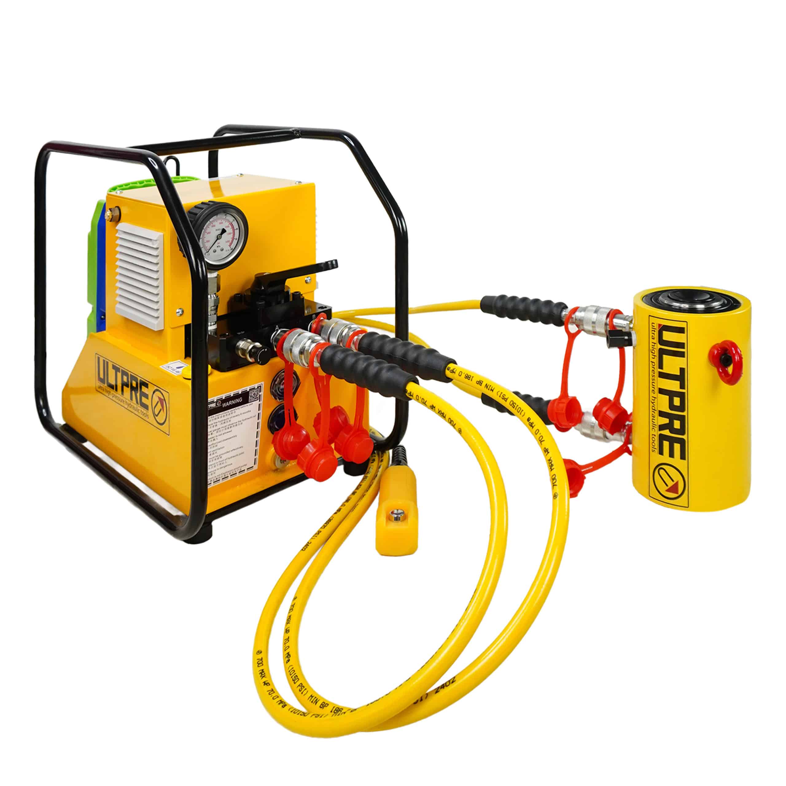 Double Acting,Digital Display Battery Powered Hydraulic Pump