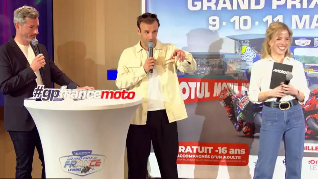 Pauline Sanzey et son mari Moto GP