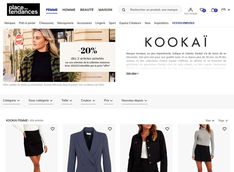 Place des Tendances et la contrefaçon en ligne