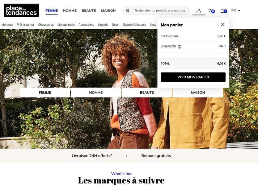 Place des Tendances et la contrefaçon site