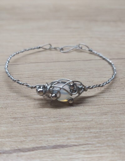 Jemný nerezový náramek