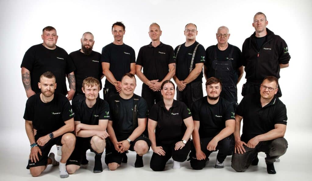 Gruppefoto af medarbejdere