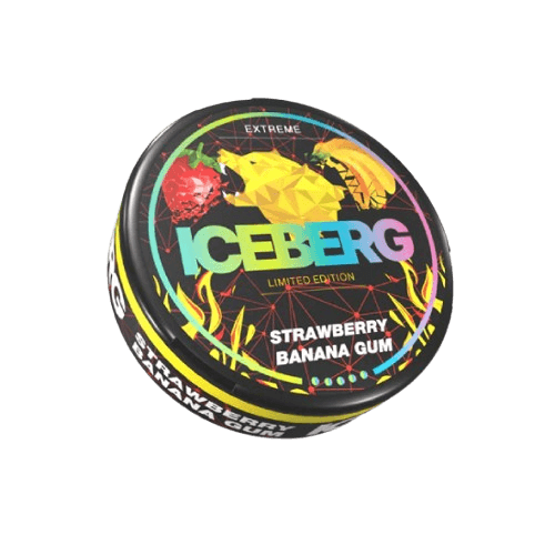 ICEBERG Fraise Banane Chewing-gum Extrême