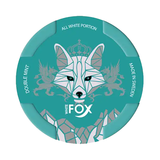white fox double mint slim all white portion