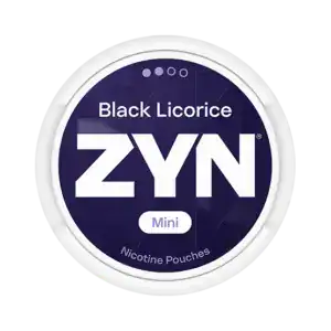 zyn mini suché čierne sladké drievko 3mg