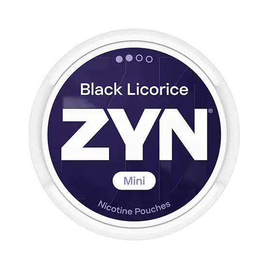 zyn mini dry liquirizia nera 3mg