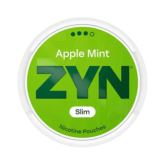zyn slim manzana fuerte menta