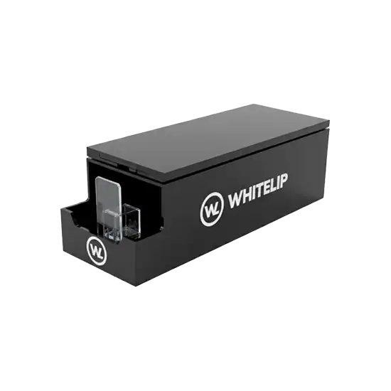 Dispensador de labios blancos