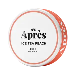 no 5 apres ice tea peach all white portion