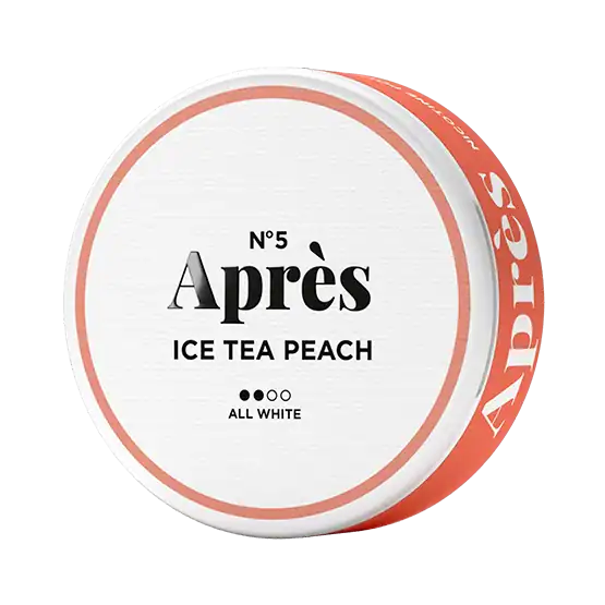 no 5 apres ice tea peach all white portion