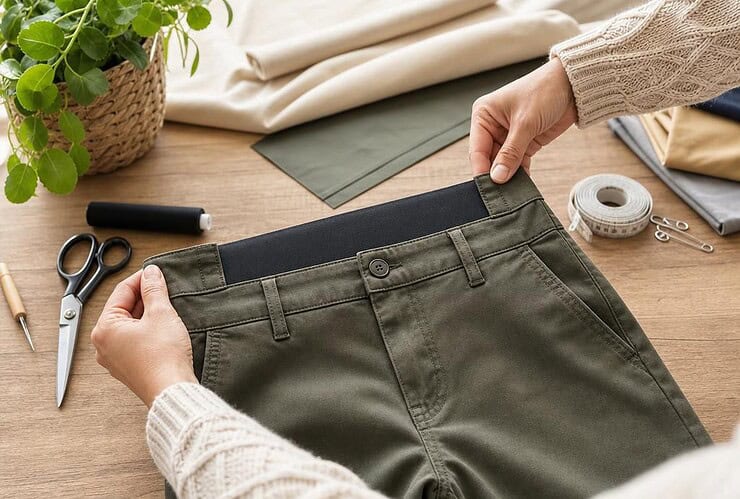 comment agrandir un pantalon à la taille sans couture