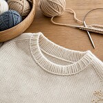 comment tricoter un col rond sans couture