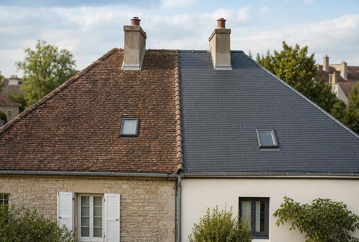 toiture commune sans copropriété