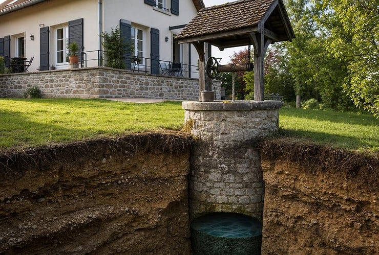 conséquence puit sous une maison