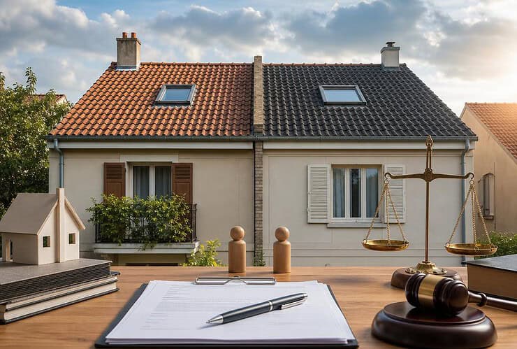 toiture commune sans copropriété