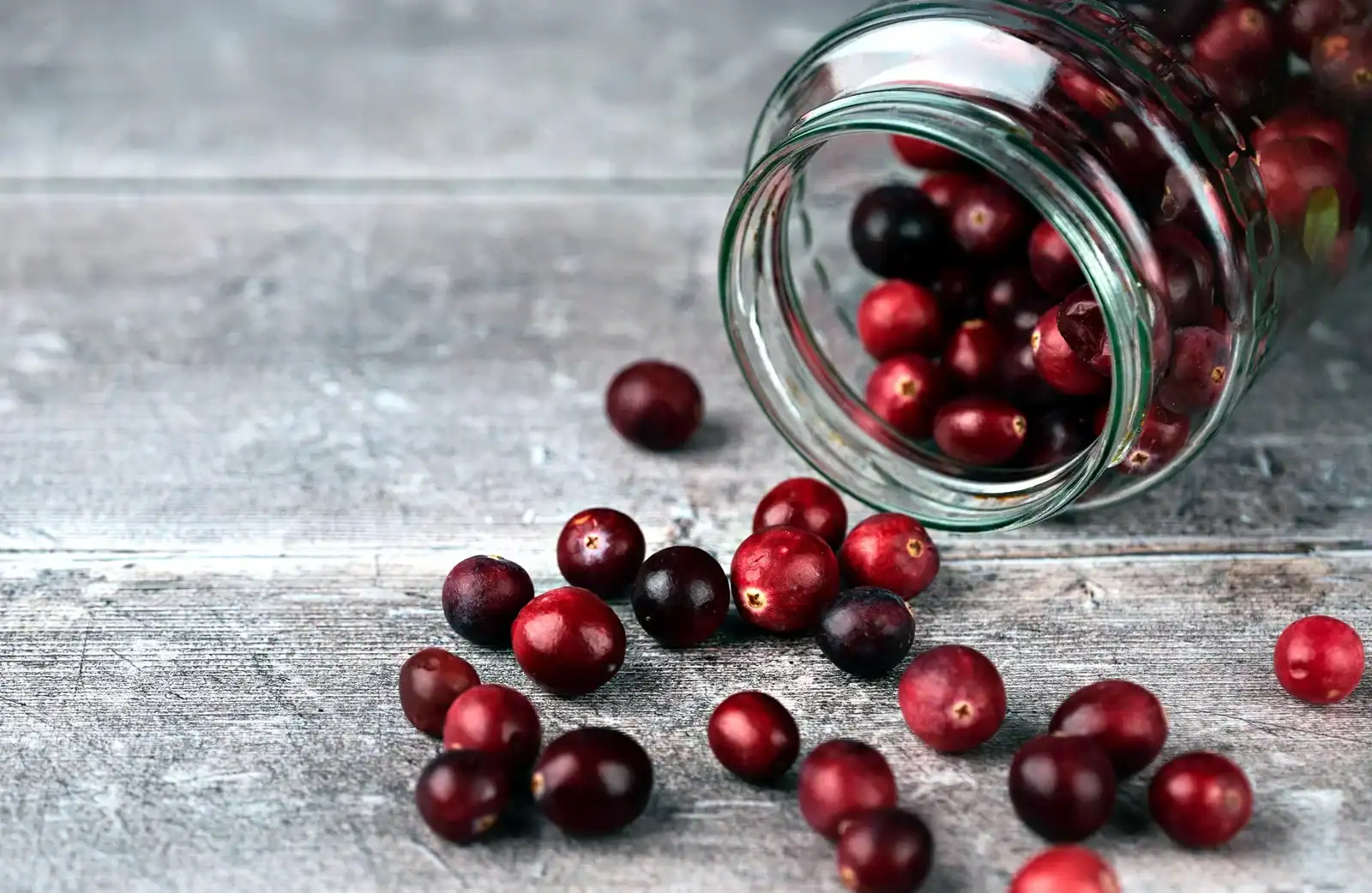 Cranberry et peau