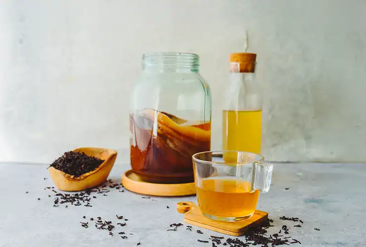 Kombucha et peau