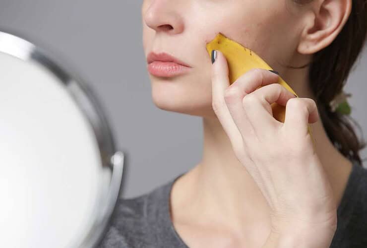 bienfaits de la banane sur la peau