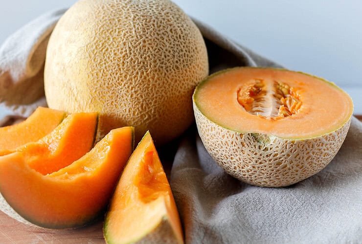 Melon et peau