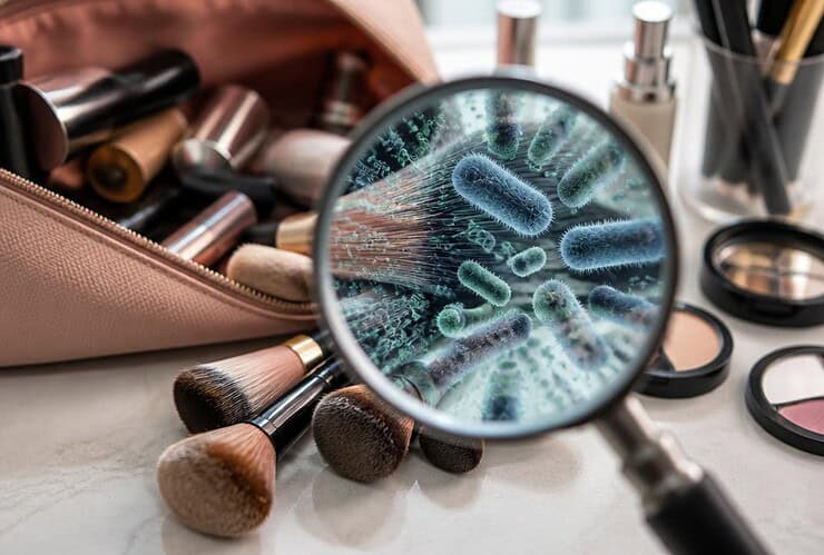 bacteries produits accessoires beaute dangers
