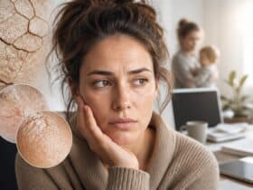 La peau est terne et sèche, ce peut être l'impact du stress quotidien