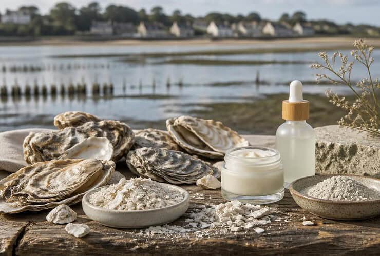 Comment les coquilles d’huîtres de Saint-Armel transforment la construction, les cosmétiques et l’économie circulaire