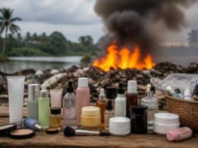 Produits laitiers, conserves, cosmétiques, insecticides : 250 kg de marchandises incinérés à Lambaréné