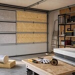 comment isoler une porte de garage