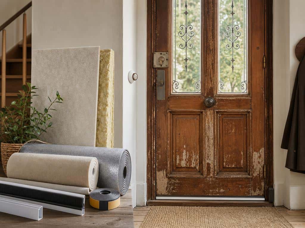 comment isoler une vieille porte d’entrée en bois