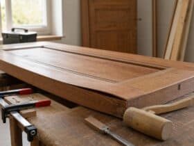 comment redresser une porte en bois