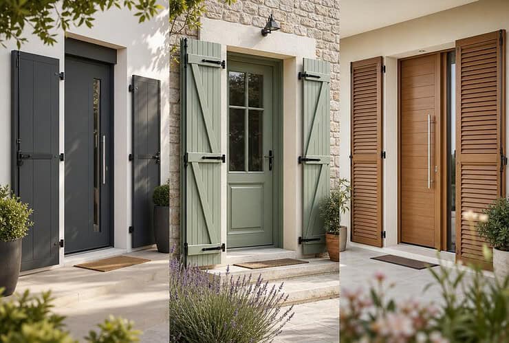 quel type de volet pour porte d’entrée