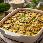 gratin de courgettes sans oeufs