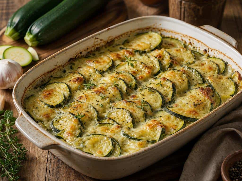 peut on faire un gratin de courgette sans oeufs