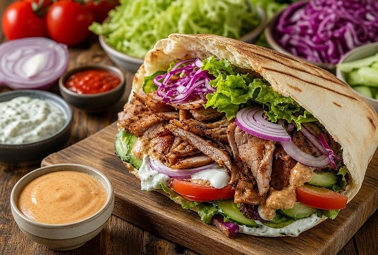 que mettre dans un kebab