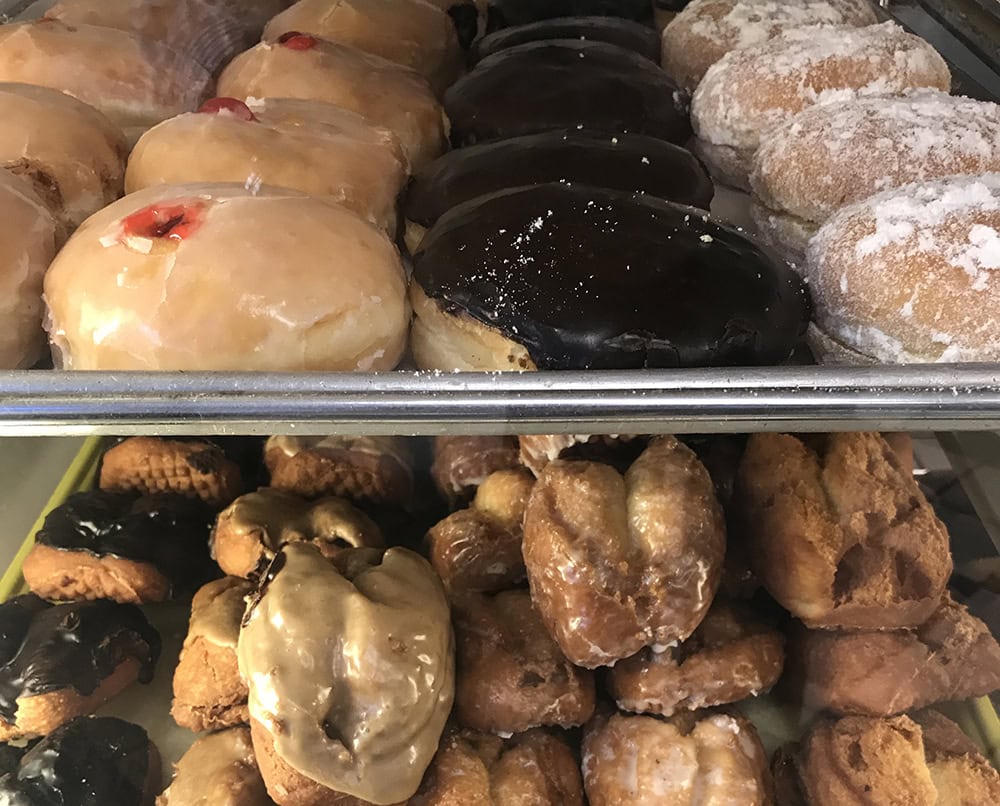 Fresh doughnuts at Spudnuts (Fisherman’s Wharf)