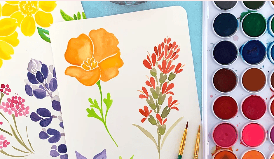 Water Colors and Wine