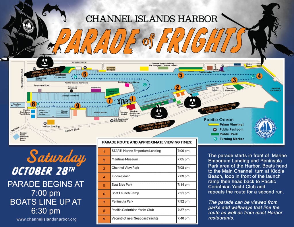 Family-Friendly Halloween Boat Parade and Activities.
