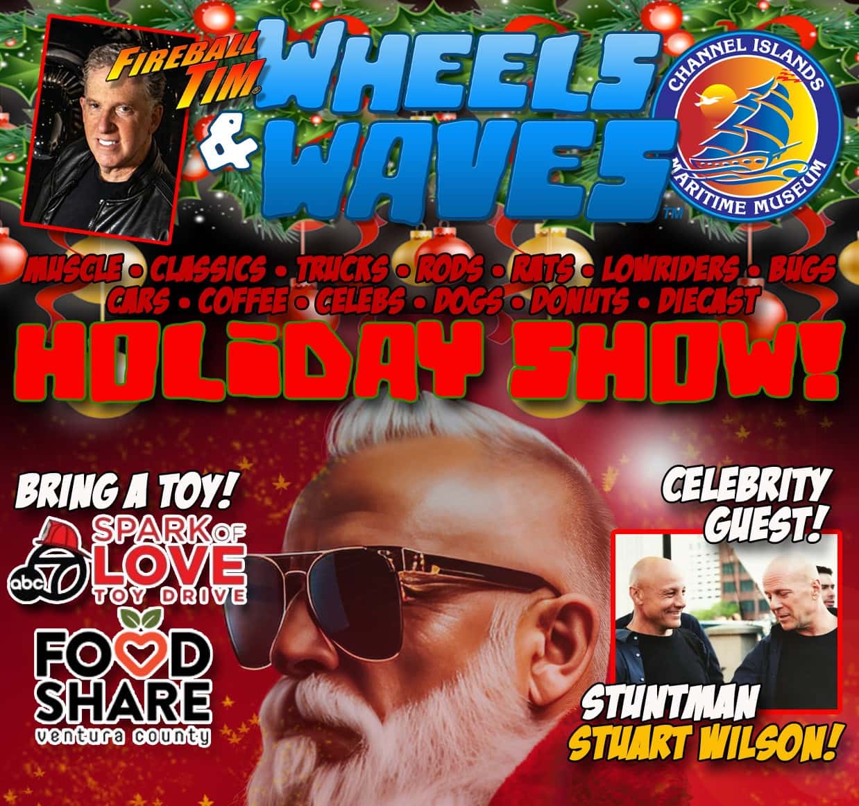 December 2024 Wheels & Waves at the Channel Islands Maritime Museum