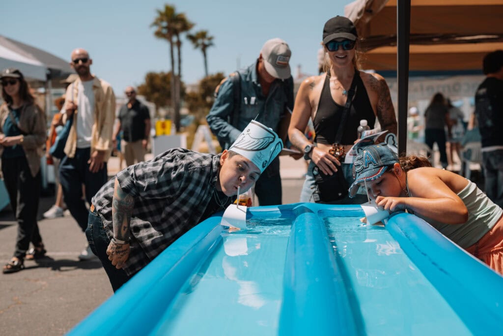 People enjoying a water-themed event at Channel Islands Harbor in May 2026.