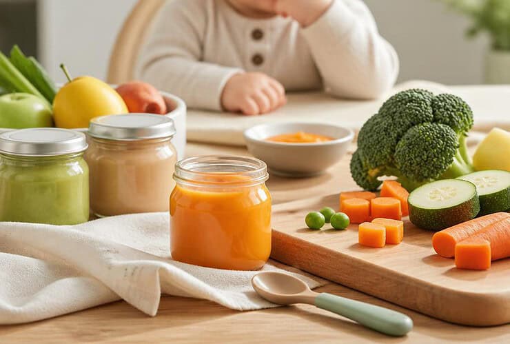 alimentation de bebe petit pot fait maison le mix gagnant