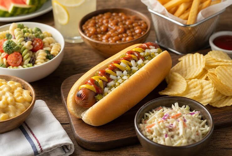 accompagnement hot dog