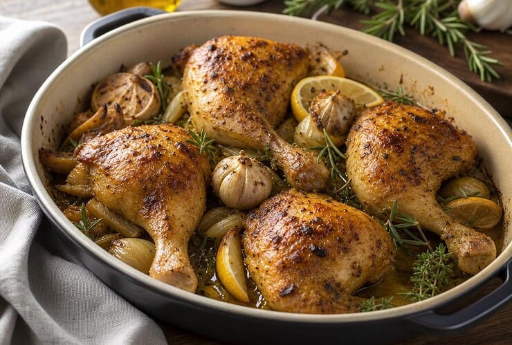 cuisse de poulet au four