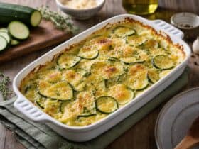gratin de courgettes sans oeufs