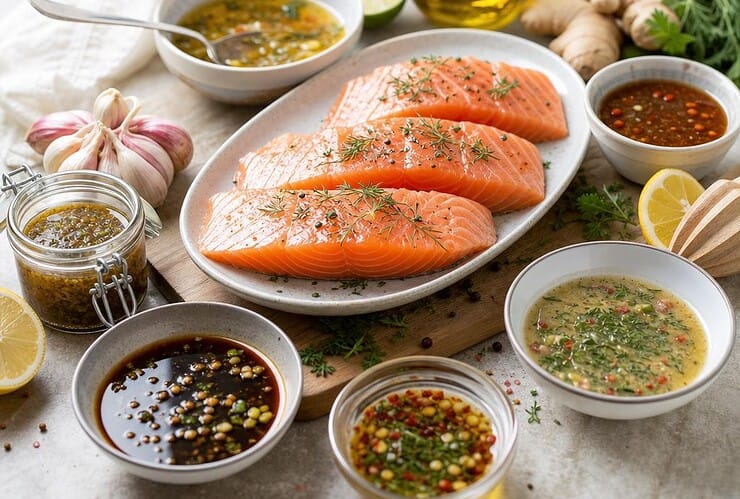 marinade pour le saumon