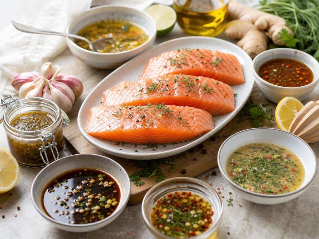 marinade pour le saumon